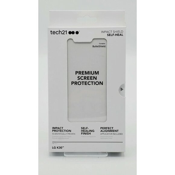 Tech21 Impact Shield Self Heal Screen Protector for LG K30 Clear - Picture 1 of 4